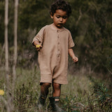 The Explorer Playsuit || Clay