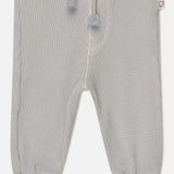 Waffle Baby Pants || Soft Grey