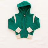 Hooded Jacket || Jade/Sand
