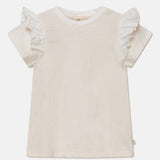 Ruffle T-Shirt || Ivory