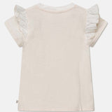 Ruffle T-Shirt || Ivory