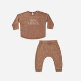 Long Sleeve Tee & Pant Set || Mon Amour