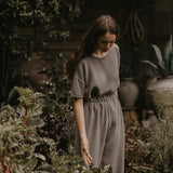 The Muslin Top || Sage