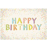 Happy Birthday Sprinkles Placemat || Set of 24