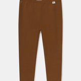 Organic Fleece Leggings || Caramel