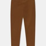 Organic Fleece Leggings || Caramel