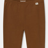 Organic Fleece Leggings || Caramel