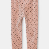 Velour Print Leggings || Soft Pink