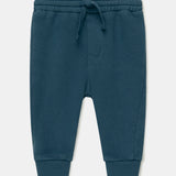 Organic Plush Baby Pants || Blue