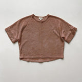 The Oversized Terry Top || Cinnamon