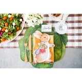 Die-Cut Cabbage Placemat || Set of 12