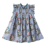Stevie Dress || Blue Franken Floral