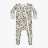 Bamboo Zip Footie || Fleur