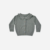 Ruffle Collar Cardigan || Dusk