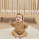 Cozy Heathered Knit Sweater || Honey