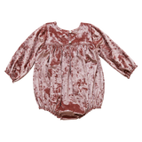 Baby Quinn Bubble || Mauve Velvet