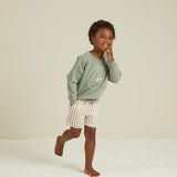 Boardshort || Grey Stripe