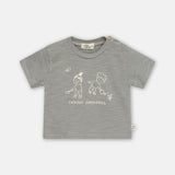 Slub Print Baby T-Shirt Superheroes
