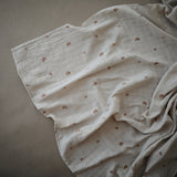 Organic Muslin Swaddle Blanket || Rainbows