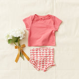 Organic Baby Tee || Rapture Rose