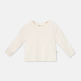 Slub Baby Long Sleeves T-Shirt || Ivory