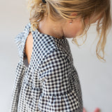 S/S Plaid Dress || Black & White
