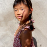 Girls Dress || Safari Print