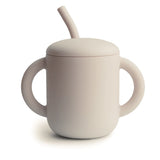 Silicone Training Cup & Straw || Shifting Sand