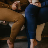 Women's Ribbed Legging || Bronze