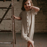 The Archer Playsuit || Ecru
