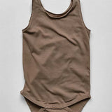 The Sleeveless Onesie || Walnut