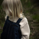 The Denim Wide Leg Overall