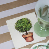 Topiary Cocktail Napkins || Set of 20