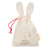 Bunny Baby Booties || Peach