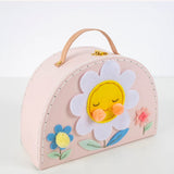 Flower Embroidery Suitcase Kit