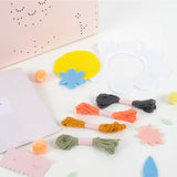 Flower Embroidery Suitcase Kit
