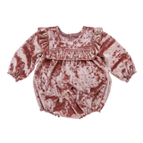 Baby Quinn Bubble || Mauve Velvet