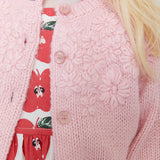Girls Blossom Sweater || Rose