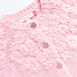 Girls Blossom Sweater || Rose