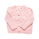 Girls Blossom Sweater || Rose
