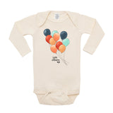 Organic Unbleached Long Sleeve Onesie || Lift Others Up