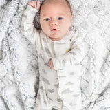 Organic Cotton Magnetic Footie || Cloud Mine