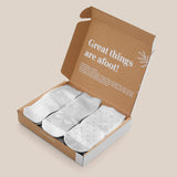 Pack of 3 Organic Bamboo Socks || Grey