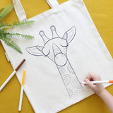 Organic Tote Bag Coloring Kit