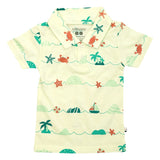 Short Sleeve Polo Tee || Sea