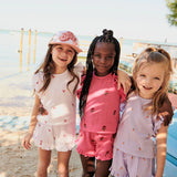 Girls Roey Set || Lavender Oranges