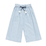 Girls Theodore Pant || Blue Skinny Stripe
