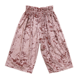 Girls Theodore Pants || Crushed Mauve Velvet