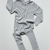 The Workman Playsuit || Gray Melange