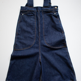 The Denim Wide Leg Overall